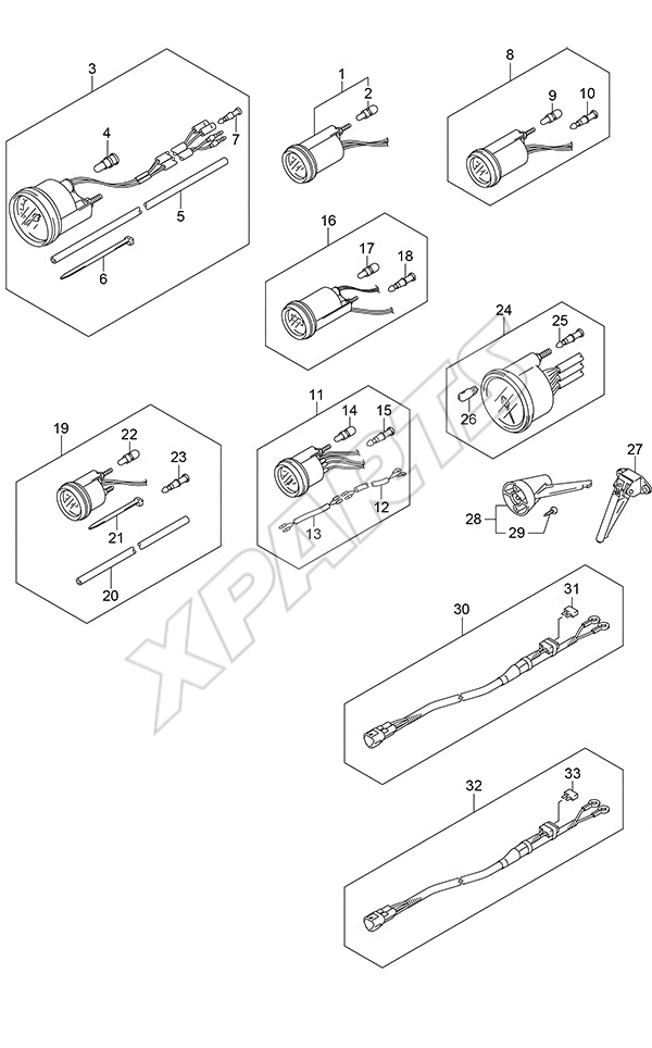  Opt: Meter til Suzuki motor